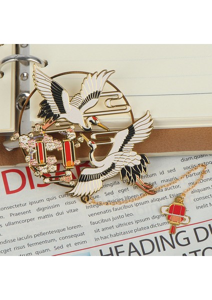 1 Adet Lüks Metal Kitap Ayracı Çin Tarzı Retro Hayvan Şekli Kırtasiye Yaratıcı Hediye Öğretmen Öğrenci Okul Ofis Malzemeleri (Yurt Dışından)