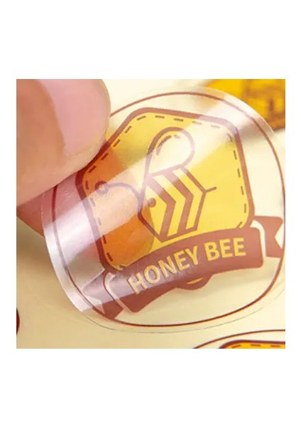 Transparent-9.5cm Özel Logo Şeffaf Vinil Su Geçirmez Etiket Kişiselleştirilmiş Çıkartmalar Metin Adı Görüntü Fotoğraf Şeffaf Etiketler Ambalaj Için Çıkartmalar (Yurt Dışından)