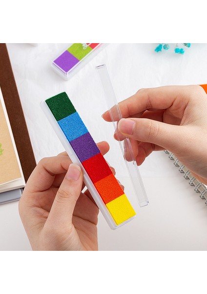 B Journamm Renkli Inkpad Pullar Önemsiz Dergisi Yaratıcı Kırtasiye Parmak Boyası Okul Malzemeleri Dıy Scrapbooking Aksesuarları (Yurt Dışından) fırsatları