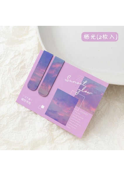 Kar Dağ Manzara Manzara Manyetik Kitap Ayracı Iskandinav Tarzı Buzdolabı Etiket 2 Adet/takım (Yurt Dışından) indirimleri