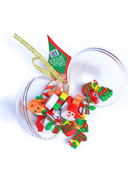 20 Adet 20 Adet/takım Sevimli Noel Silgi Kardan Adam Santa Mini Kauçuk Silgi Kawaii Kırtasiye Okul Ofis Düzeltme Malzemeleri Çocuk Hediye (Yurt Dışından)
