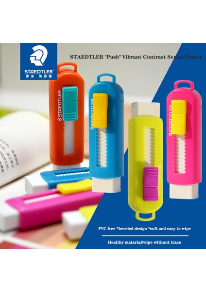 Sarı Staedtler Silgi 525 Ps2 Geri Çekilebilir Itme-Çekme Canlı Kontrast Serisi Silin Kalem Çizim Temiz Dağınıklık Yok Sevimli Kırtasiye (Yurt Dışından) fiyatları