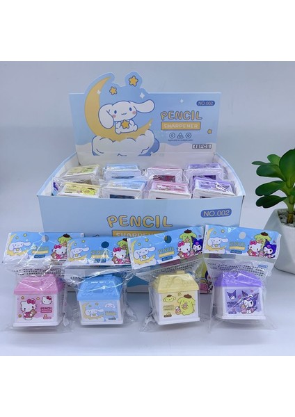 Rastgele Bir Tane Göndermek Kawaii Sanrio Hello Kitty My Melody Kuromi Cinnamoroll Karikatür Çift Delikli Kalem Çakı Kesme Okul Malzemeleri Kırtasiye (Yurt Dışından) indirimleri
