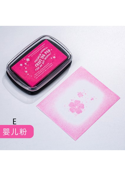 E Mphout 20 Renk Büyük Boy Mürekkep Pedi Damga Planlayıcısı Scrapbooking Silikon Damga Inkpad Diy Günlüğü Tebrik Kartı Yapımı Malzemeleri (Yurt Dışından)