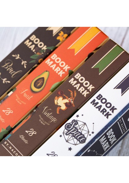Ağaç ve Kuş 28 Adet/paket Vintage Sanat Kız Yıldızlı Gökyüzü Fruitbookmarks Kitap Tutucu Mesaj Kartı Dıy Okul Malzemeleri (Yurt Dışından) fiyatları