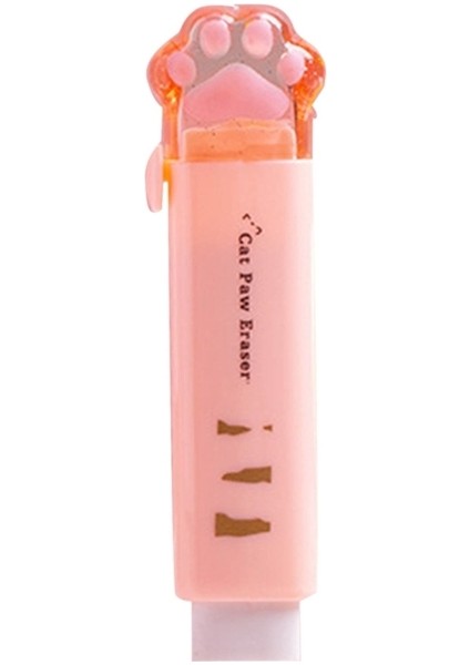 OSS27024OR Karikatür Kawaii Kedi Pençe Kalem Silgisi Kauçuk Silgi Değiştirilebilir Kauçuk Çekirdek Öğrenci Kauçuk Silgi Çocuklar Kırtasiye Silgi Hediye (Yurt Dışından)