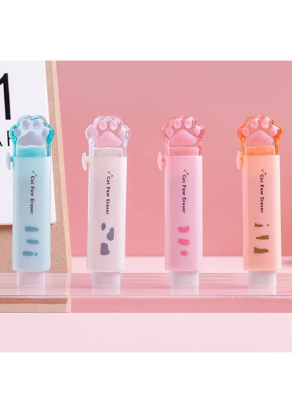 OSS27024OR Karikatür Kawaii Kedi Pençe Kalem Silgisi Kauçuk Silgi Değiştirilebilir Kauçuk Çekirdek Öğrenci Kauçuk Silgi Çocuklar Kırtasiye Silgi Hediye (Yurt Dışından) fiyatları