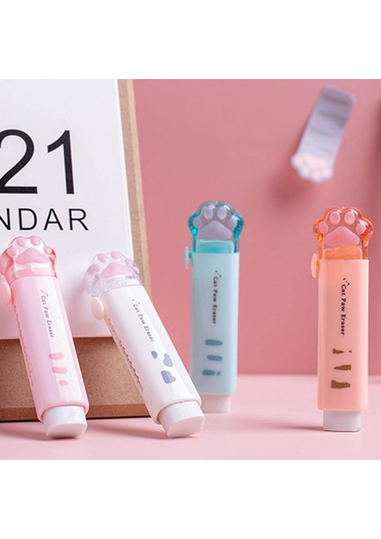 OSS27024OR Karikatür Kawaii Kedi Pençe Kalem Silgisi Kauçuk Silgi Değiştirilebilir Kauçuk Çekirdek Öğrenci Kauçuk Silgi Çocuklar Kırtasiye Silgi Hediye (Yurt Dışından) modelleri