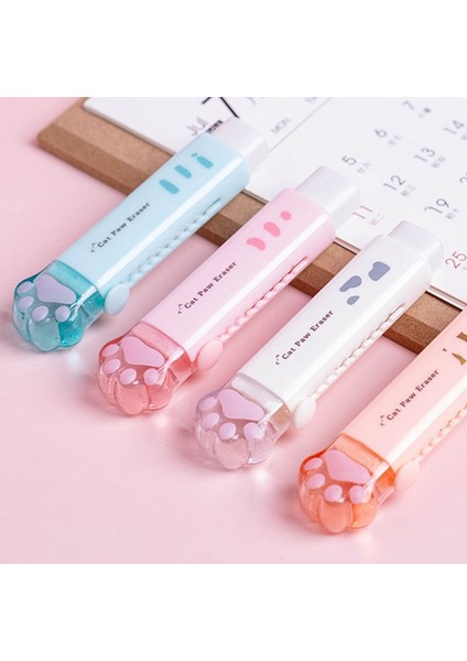 OSS27024OR Karikatür Kawaii Kedi Pençe Kalem Silgisi Kauçuk Silgi Değiştirilebilir Kauçuk Çekirdek Öğrenci Kauçuk Silgi Çocuklar Kırtasiye Silgi Hediye (Yurt Dışından) fırsatları