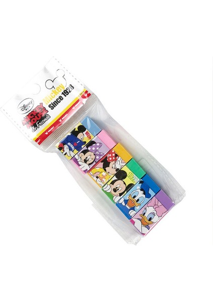 Mickey Disney Kırtasiye Mickey Minnie Pixar Karikatür Kurşun Kalem Silgisi Çocuklar Silgi Noel Hediyeleri Ödülleri Çocuklar Için Silgi Setleri 6 Adet/paket (Yurt Dışından)