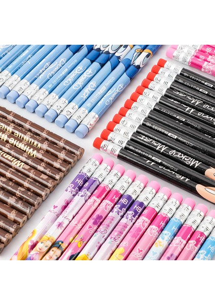 05 Disney Sevimli Mickey Kauçuk Kalem Öğrenci Yazma Malzemeleri Karikatür Kalem Okul Ofis Öğrenme Kırtasiye Ödül Açılış Hediyesi (Yurt Dışından) modelleri