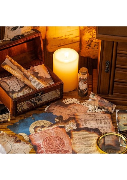 1 Adet 30 Adet Vintage Günlük Kaydı Scrapbooking Malzeme Kağıt Estetik Dekoratif Kraft El Işi Kağıdı Antika Retro Tarzı Not Defteri Hediye (Yurt Dışından) indirimleri