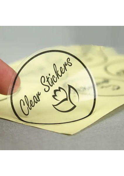 Transparent-8.5cm Özel Logo Şeffaf Vinil Su Geçirmez Etiket Kişiselleştirilmiş Çıkartmalar Metin Adı Görüntü Fotoğraf Şeffaf Etiketler Ambalaj Için Çıkartmalar (Yurt Dışından) fırsatları