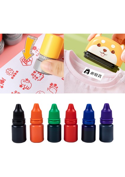 Siyah 10 ml Inkpad Flaş Dolum Hızlı Kuruyan Damgalama Mürekkep Işığa Duyarlı Damga Yağı (Yurt Dışından) modelleri