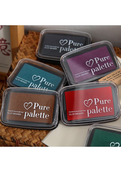 E Mr Kağıt 12 Renk Vintage Düz Renkli Mürekkep Pedi Yaratıcı Dıy El Hesabı Dekorasyon Parmak Damga Inkpad Aksesuarları Kırtasiye (Yurt Dışından) fırsatları