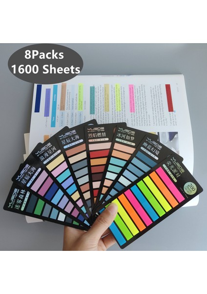 8 Paket 1600 Sayfa 8 Paket 1600 Sayfa Posted It Şeffaf Dizin Kendinden Yapışkanlı Notlar Açıklama Kitapları Kitap Ayraçları Sekmeler Yeniden Kullanılabilir Bloknot Kırtasiye (Yurt Dışından) fiyatları
