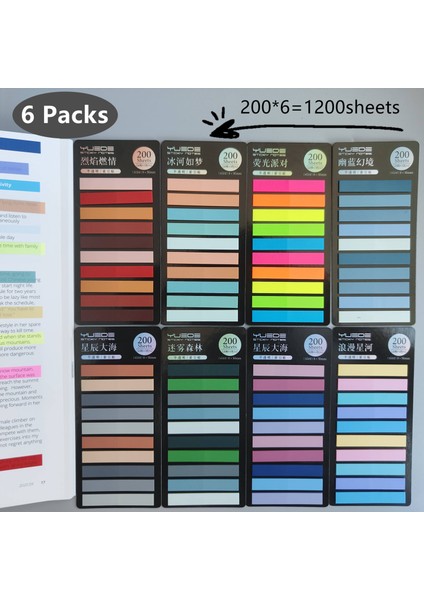 8 Paket 1600 Sayfa 8 Paket 1600 Sayfa Posted It Şeffaf Dizin Kendinden Yapışkanlı Notlar Açıklama Kitapları Kitap Ayraçları Sekmeler Yeniden Kullanılabilir Bloknot Kırtasiye (Yurt Dışından) modelleri
