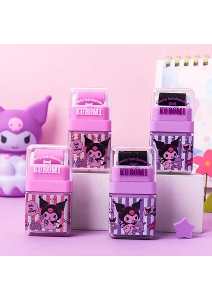 F 6 Stilleri Sanrio Mymelody Kuromi Cinnamoroll Yaratıcı Hayvan Karikatür Silgi Rulo Temizleme Fonksiyonu ile Kauçuk Çocuklar Için Hediye (Yurt Dışından)