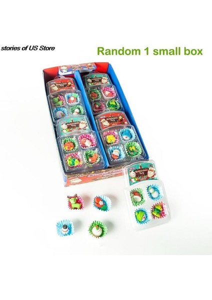 1 Adet Rastgele Renk 1 Takım Mini Silgi Noel Sevimli Çocuk Için Silgi Kardan Adam Mini Silgi Seti Noel Kırtasiye (Yurt Dışından)