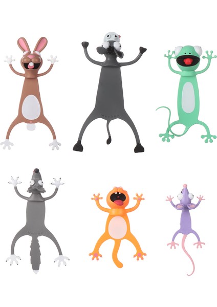 Denizanası Çocuklar Için Kawaii Karikatür Hayvan Imi Orijinal Kedi Pvc Kitap Okuma Öğesi Yaratıcı Hediye Okul Kırtasiye (Yurt Dışından) modelleri
