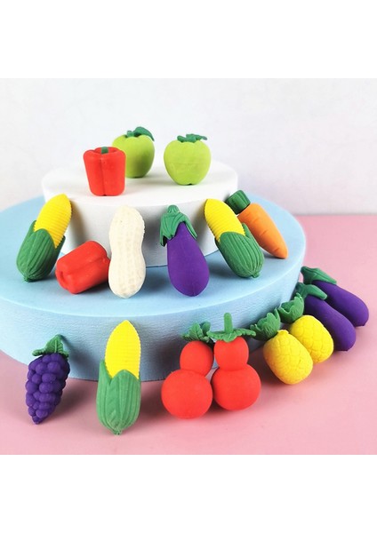 A12 6 Adet Yaratıcı Silgi Kırtasiye Kurşun Kalem Silgisi Meyve Gurme Şekli Ofis Çizim Meyve ve Sebze Silgi Öğrenciler Malzemeleri (Yurt Dışından) fiyatları