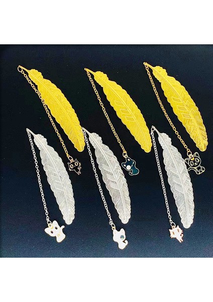 2 Adet Set 2 Adet Sevimli Kedi Kitap Ayracı Kore Kawaii Estetik Kırtasiye Kızlar Hediye Dıy Dekorasyon Pretty Metal Pirinç Tüy Kitap Ayracı (Yurt Dışından) fiyatları