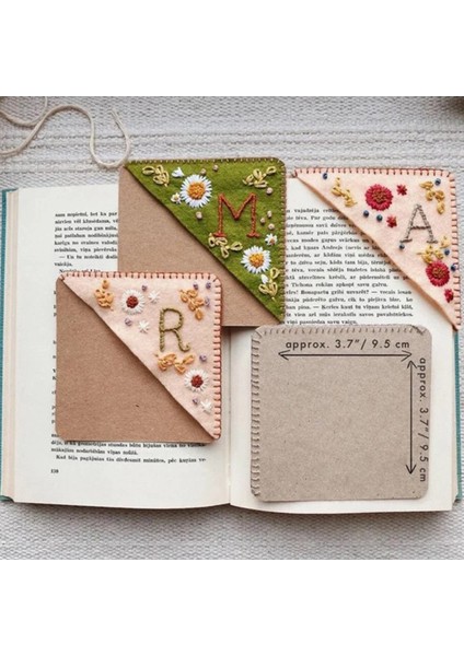 Yaz Kişiselleştirilmiş El Işlemeli Köşe Imleri Yaratıcı Çin Zarif Keçe Çiçek El Işlemeli Köşe Imi Kırtasiye (Yurt Dışından) indirimleri