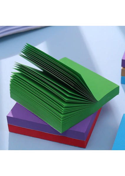 Mor 1 Adet Yaratıcı Renk 100 Sayfa Sevimli Yapışkan Not Öğrenci Kağıt Tuğla Mone Pad 51X51 mm Stickies Çocuk Hediyeler Ofis Okul Malzemeleri (Yurt Dışından) fırsatları
