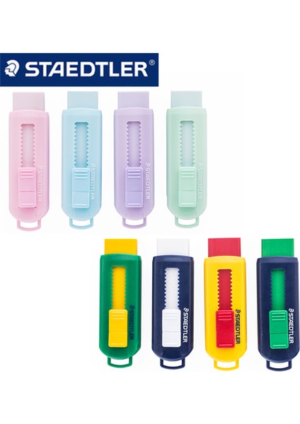 Pembe 1 Adet Staedtler 525PS1S Silgi Temiz Silin Teleskopik Itilebilir Renkli Macaron Silgi Pvc Olmadan Güvenlik ve Çevre (Yurt Dışından) fiyatları