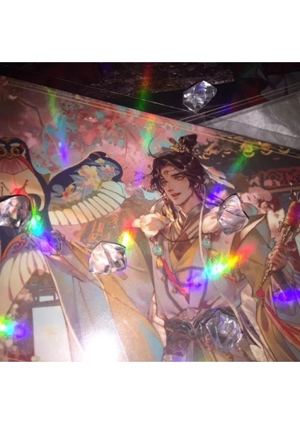 Ab-2 Sayfa Tian Guan Ci Fu Lazer Bilet Kitap Ayracı Hua Cheng Xie Lian Kitap Klibi Sayfalandırma Işareti Cennet Yetkilileri Nimet Güzel Kırtasiye (Yurt Dışından)