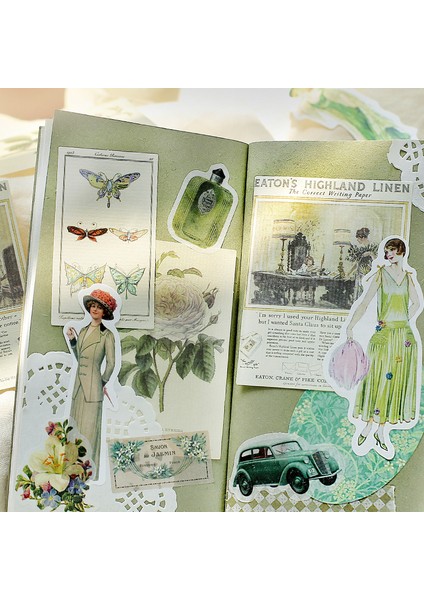 F Dimi 30 Adet Victovia Romance Modern Bayan Malzeme Kağıt Vintage Dantel Dekoratif Scrapbooking Kolaj Önemsiz Dergisi Estetik Kağıtları (Yurt Dışından) modelleri
