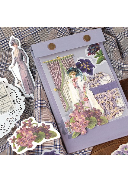F Dimi 30 Adet Victovia Romance Modern Bayan Malzeme Kağıt Vintage Dantel Dekoratif Scrapbooking Kolaj Önemsiz Dergisi Estetik Kağıtları (Yurt Dışından) fırsatları