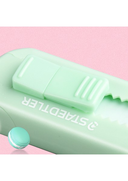 Pembe 1 Adet Staedtler 525PS1S Silgi Temiz Silin Teleskopik Itilebilir Renkli Macaron Silgi Pvc Olmadan Güvenlik ve Çevre (Yurt Dışından) indirimleri