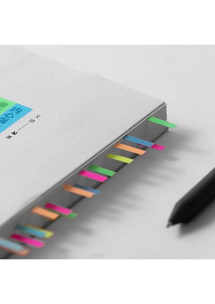 N6-240SHEETS 300 Adet Okuma Yardımı Vurgulamak Etiket Şeffaf Floresan Endeksi Sekmeler Bayraklar Yapışkan Not Kırtasiye Okul Ofis Malzemeleri (Yurt Dışından) fırsatları