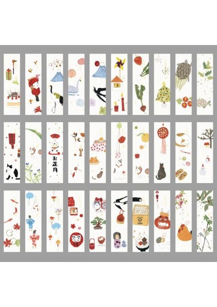 Stil 9 30 Adet Yaratıcı Çin Tarzı Kağıt Imleri Boyama Kartları Retro Güzel Kutulu Imi Hatıra Hediyeler (Yurt Dışından)