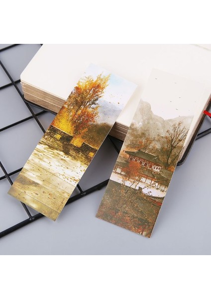 Stil 9 30 Adet Yaratıcı Çin Tarzı Kağıt Imleri Boyama Kartları Retro Güzel Kutulu Imi Hatıra Hediyeler (Yurt Dışından) modelleri