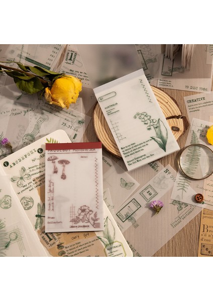 02 30 Sayfa/paket Vintage Doğal Koleksiyon Serisi Sülfürik Asit Kağıt Bloknot Not Defteri Kırtasiye Okul Malzemeleri (Yurt Dışından) fiyatları