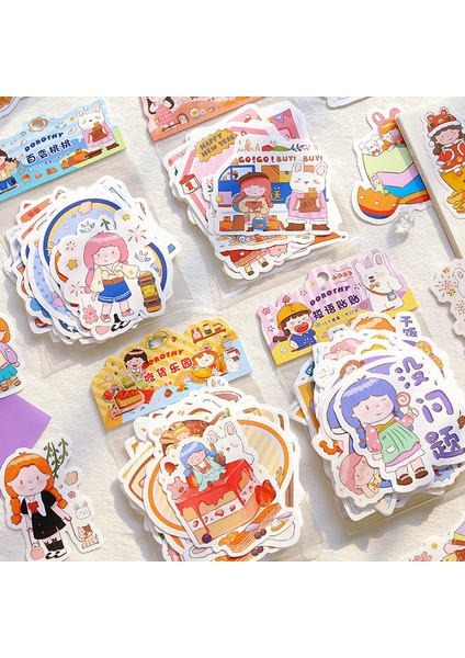 D Mohamm 30 Yaprak Yaratıcı Karikatür Bloknot Mesajlar Için Not Alma Günlük Hatırlatmalar Scrapbooking Kolaj (Yurt Dışından)
