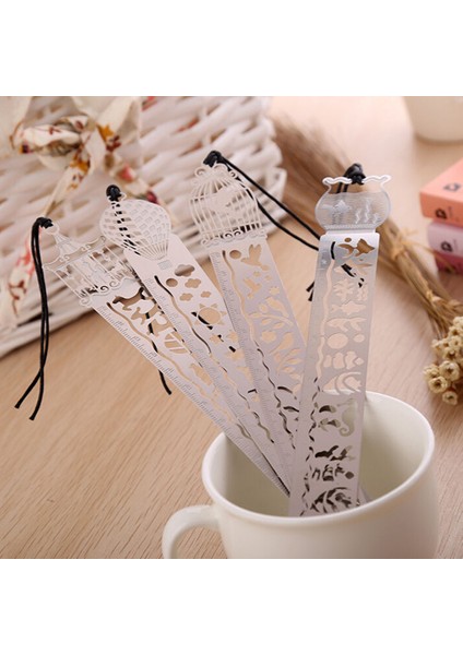 Kanarya 1 Adet Ultra-Ince Metal Hassas Kesim Yer Imi Bant Cetvel Kısa Kitap Ayracı Moda Kitap Ayraçları Kırtasiye Hediyeler (Yurt Dışından) modelleri