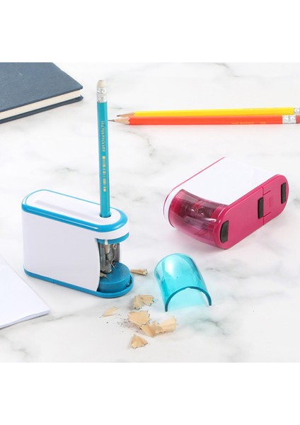 Mavi Kırtasiye Elektrikli Kalemtraşlar Okul Malzemeleri Çocuklar Için Otomatik Kalemtıraş Ev Ofis Aksesuarları (Yurt Dışından)