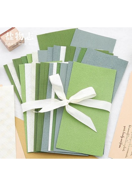 SCZ-HHSC30-06 Jıanwu 30 Sayfa Özel Karışık Malzeme Kağıt Bloknot Basit Günlük Scrapbooking Temel Dekorasyon Yapışkan Notlar Kağıt Kırtasiye (Yurt Dışından)