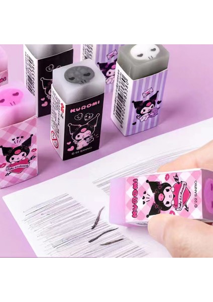 B Rastgele 1 Adet 4 Stilleri Sanrio Mymelody Kuromi Cinnamoroll Meyve Tarzı Karikatür Silgi Kauçuk Silgi Ilköğretim Öğrenci Ödülleri Promosyon Hediye (Yurt Dışından) fırsatları