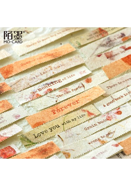 Stil 5 Vintage Ingilizce Metin Malzemesi Kağıt Şerit Çiçek Dekoratif Scrapbooking Kolaj Malzeme Etiket Günlüğü Önemsiz Günlük Kaydı Planlayıcısı (Yurt Dışından) fırsatları