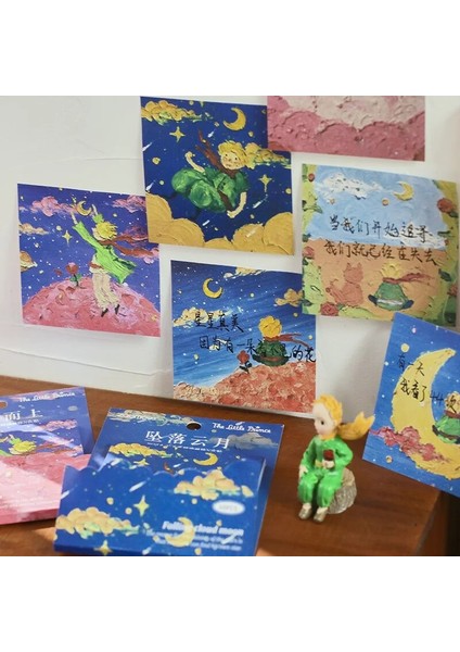 E 45 Adet Küçük Prens Galaxy Serisi Yapışkan Notlar Bloknot Günlüğü Sabit Gevreği Karalama Defteri Dekoratif Okul Ofis Arzı (Yurt Dışından) fiyatları