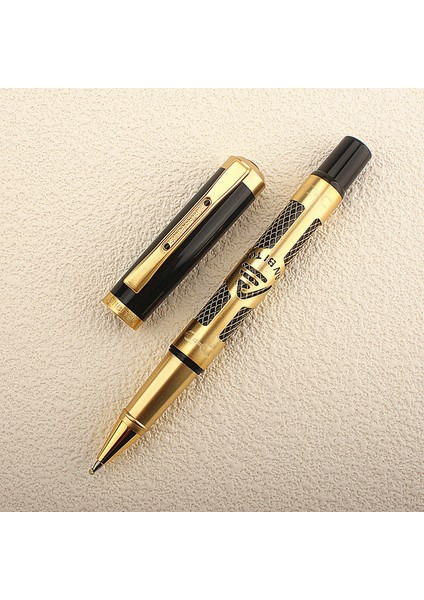 Bir Kalem Lüks Okul Tükenmez Kalem Metal High-End Iş Ofis Hediyeleri Imza Kalem Pu Kalem Çantaları Seçin (Yurt Dışından)