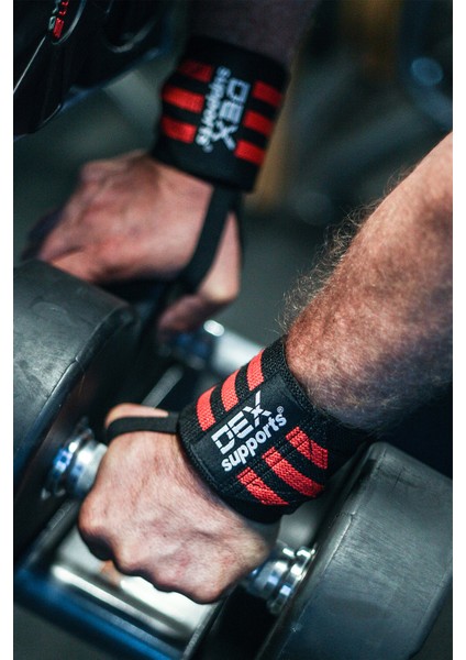 Dex Supports Lasting Energy Fitness Spor Bileklik Wrist Wraps , Sackpack Spor Çanta 2'li Set