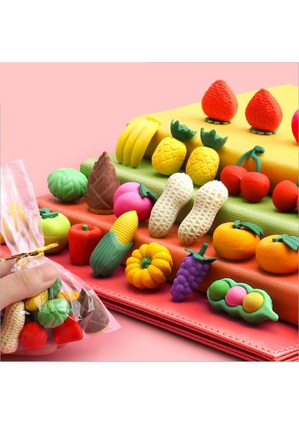 Altman Rastgele 1 Paket Yeni Moda Silgi Simülasyon Gıda Sebzecake Aracı Bisküvi Silgi Seti Officestudy Kauçuk Özel Çocuk Hediyeler (Yurt Dışından)