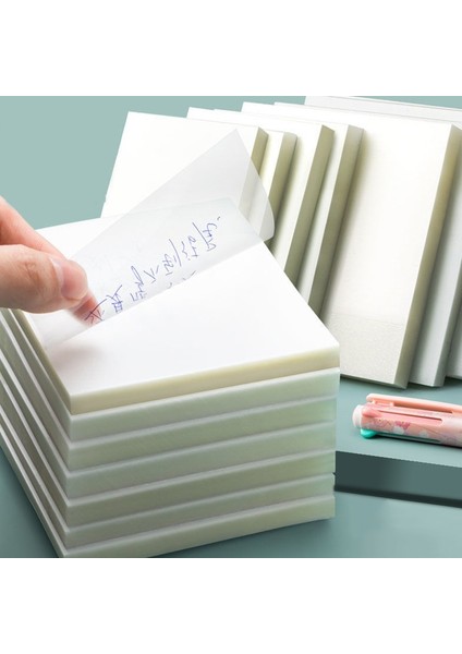 Mix 250PCS 250PCS Su Geçirmez Şeffaf Yapışkan Notlar Not Defteri 50 Yaprak Çıkartmalar Günlük Yapılacaklar Listesi Not Kağıdı Öğrenci Ofis Kırtasiye Için (Yurt Dışından)