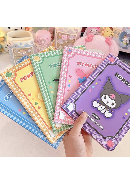 A5 Sanrio Yapışkan Not Hellokitty Kuromi Cinnamoroll Yırtılabilir Not Bugün El Kitabı Dizüstü Mesaj Etiket Ntimes Bloknot Dizüstü (Yurt Dışından)