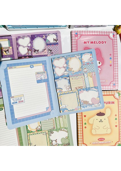 A5 Sanrio Yapışkan Not Hellokitty Kuromi Cinnamoroll Yırtılabilir Not Bugün El Kitabı Dizüstü Mesaj Etiket Ntimes Bloknot Dizüstü (Yurt Dışından)